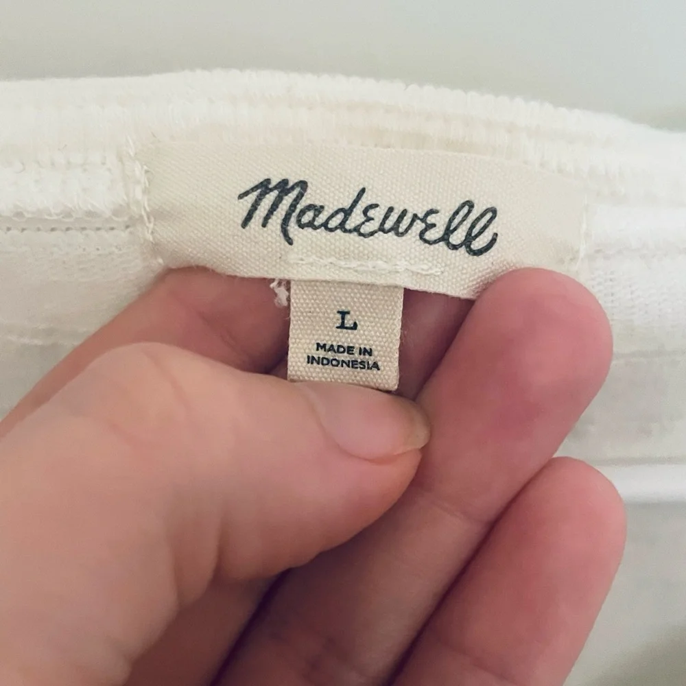 Madewell Canal Crop Top in Stripe - Picture 3 of 3